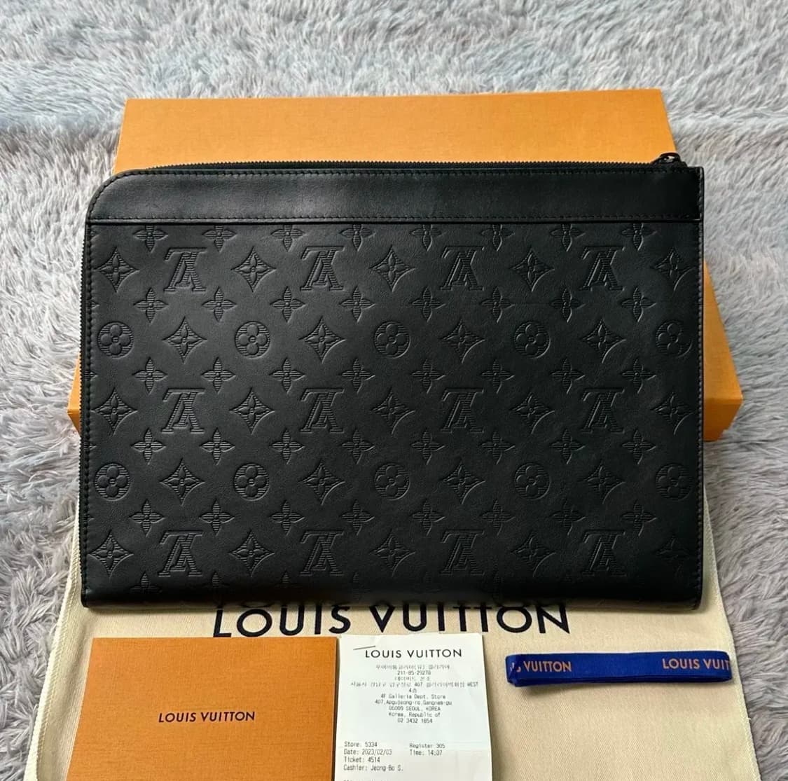 [풀구성] 루이비통 이클립스 쉐도우 도큐먼트 포쉐트 주르 클러치 상품이미지2