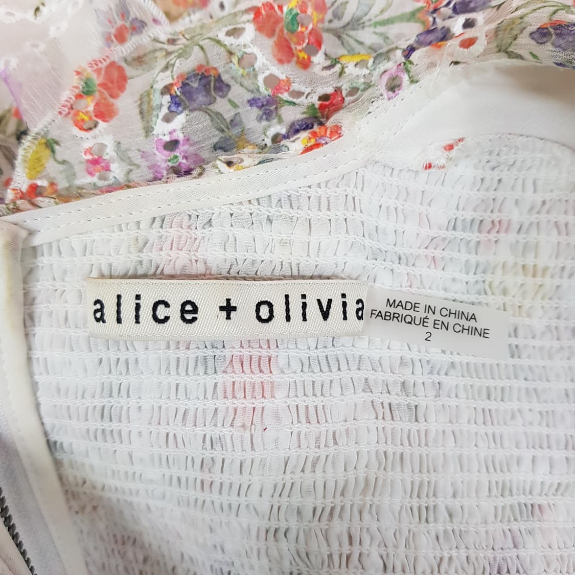 앨리스올리비아 2022 미치 컷아웃 미니 원피스 S사이즈 상품이미지8