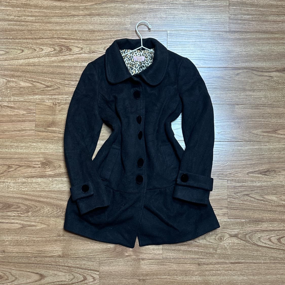 빈티지 호피 블랙 원피스 코트 히메갸루 오네갸루 로걀 라떼 공겜여주 달천 상품이미지1