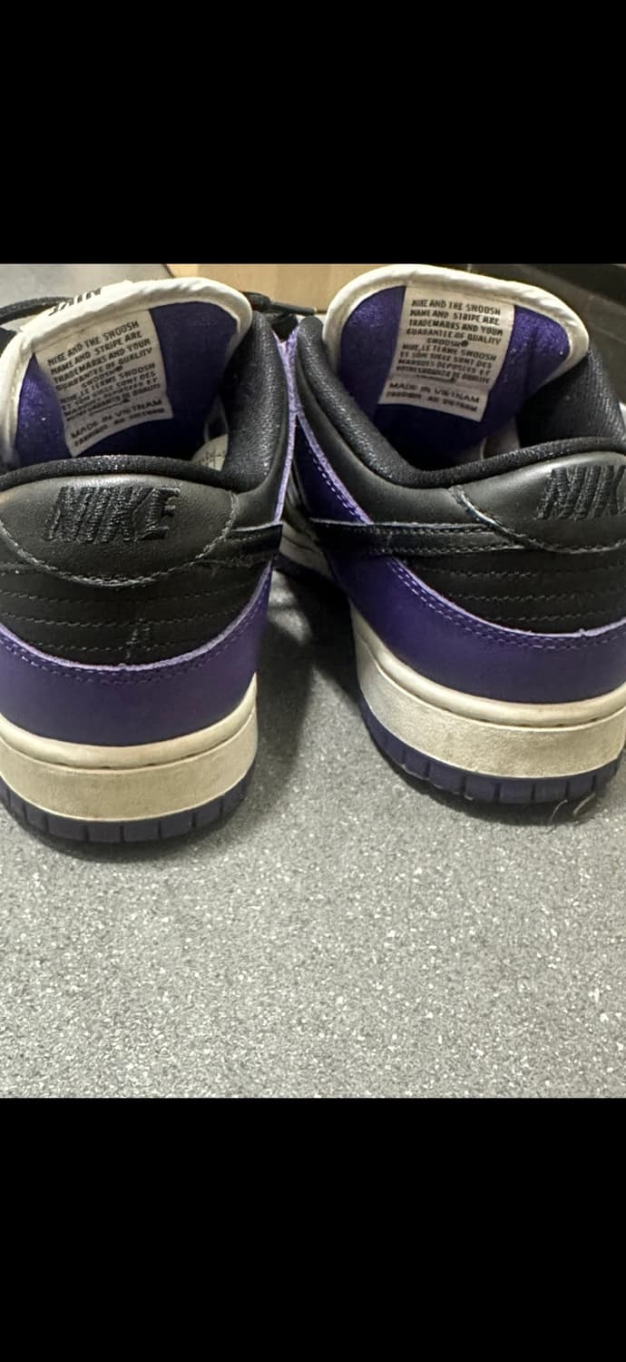나이키 SB 덩크로우 프로 코트 퍼플 250 상품이미지3