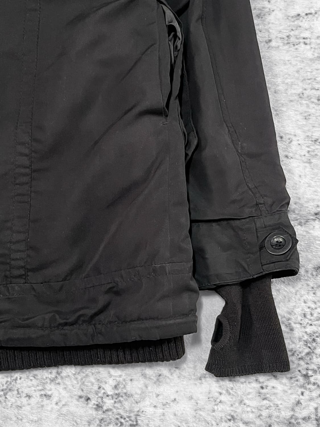 (SLY) black fur-hood jumper  상품이미지9