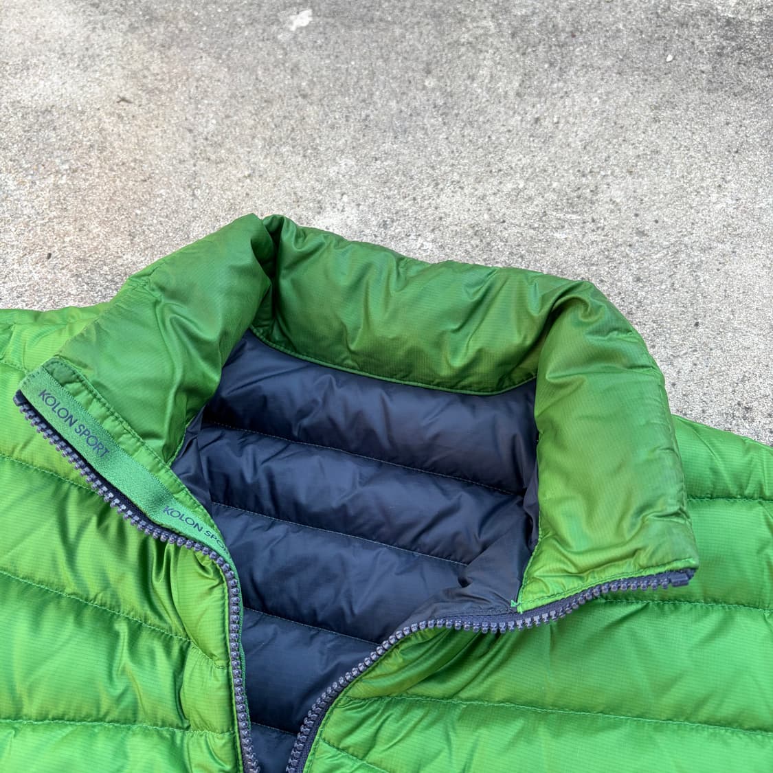 00s 코오롱스포츠 800 Tertex 구스다운 경량패딩 M 상품이미지4