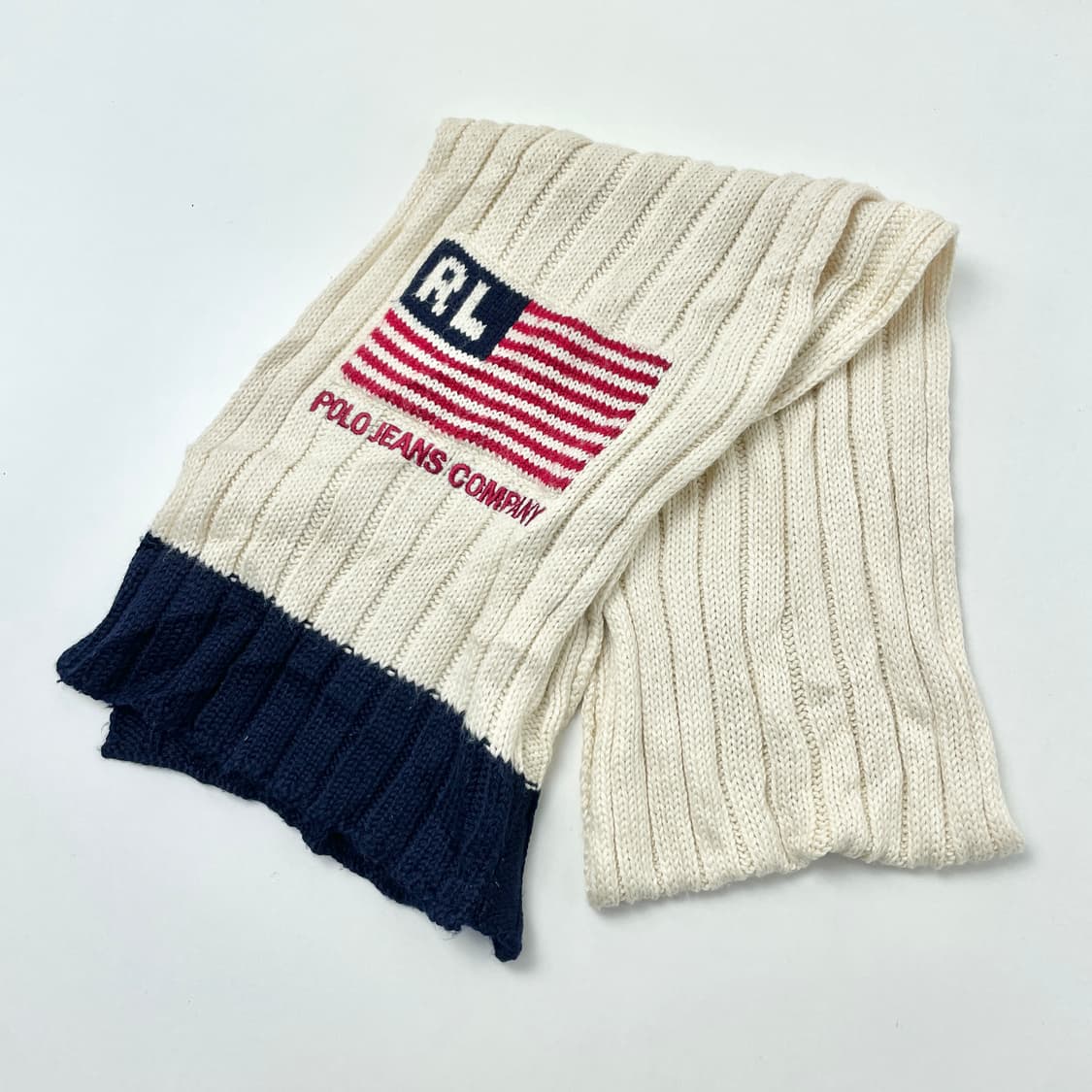 [택포] 폴로 진스 니트 머플러 목도리 성조기 상품이미지4