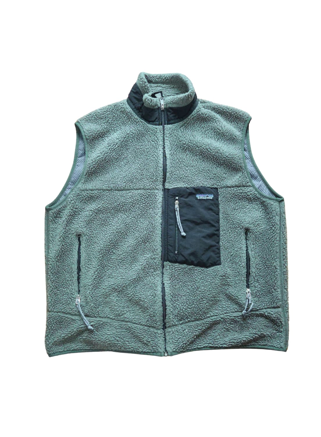 (XL)파타고니아 90s Usa 올리브 플리스 베스트 신칠라 상품이미지1