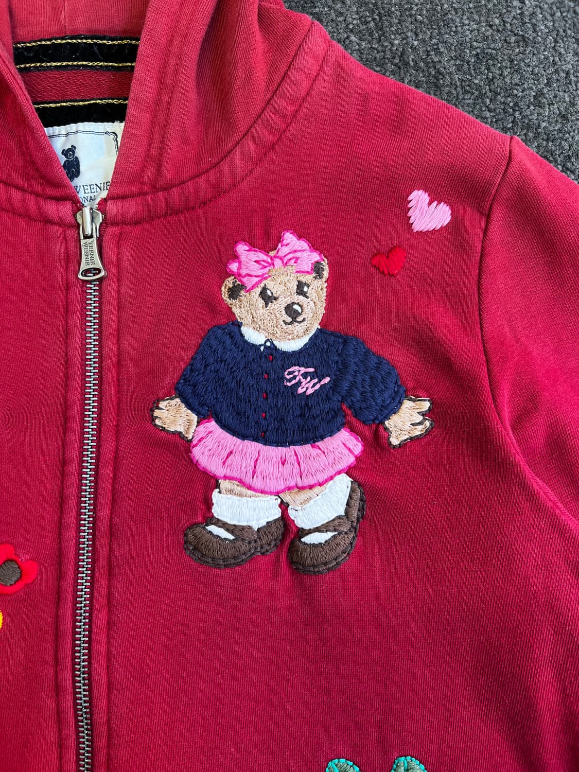 티니위니 자수 후드 집업 상품이미지3