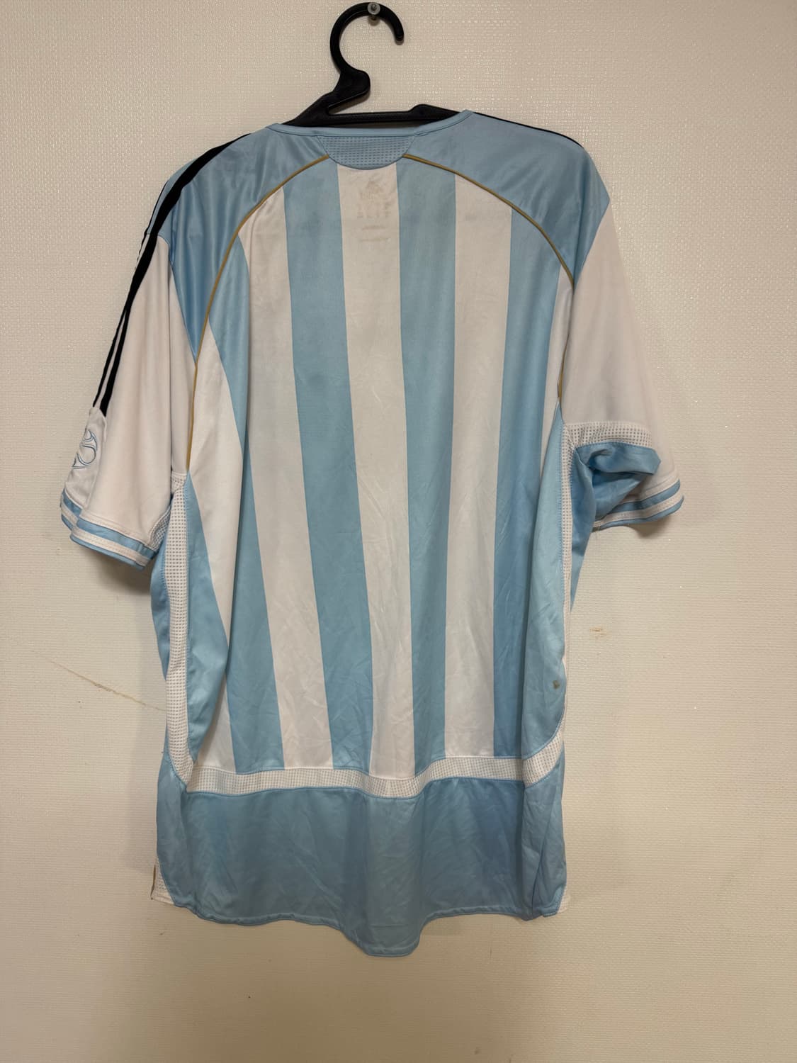 XL 원판 아디다스 아르헨티나 06-08 홈 유니폼 반팔 상품이미지3