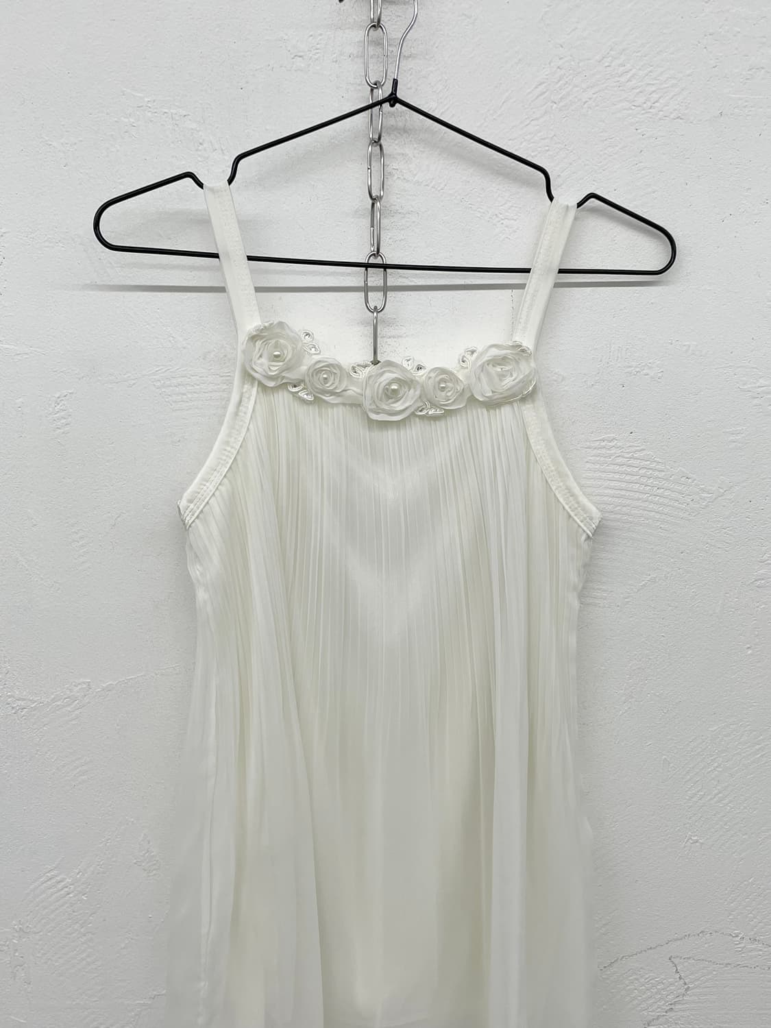 화이트 로즈 플리츠 슬립 상품이미지5