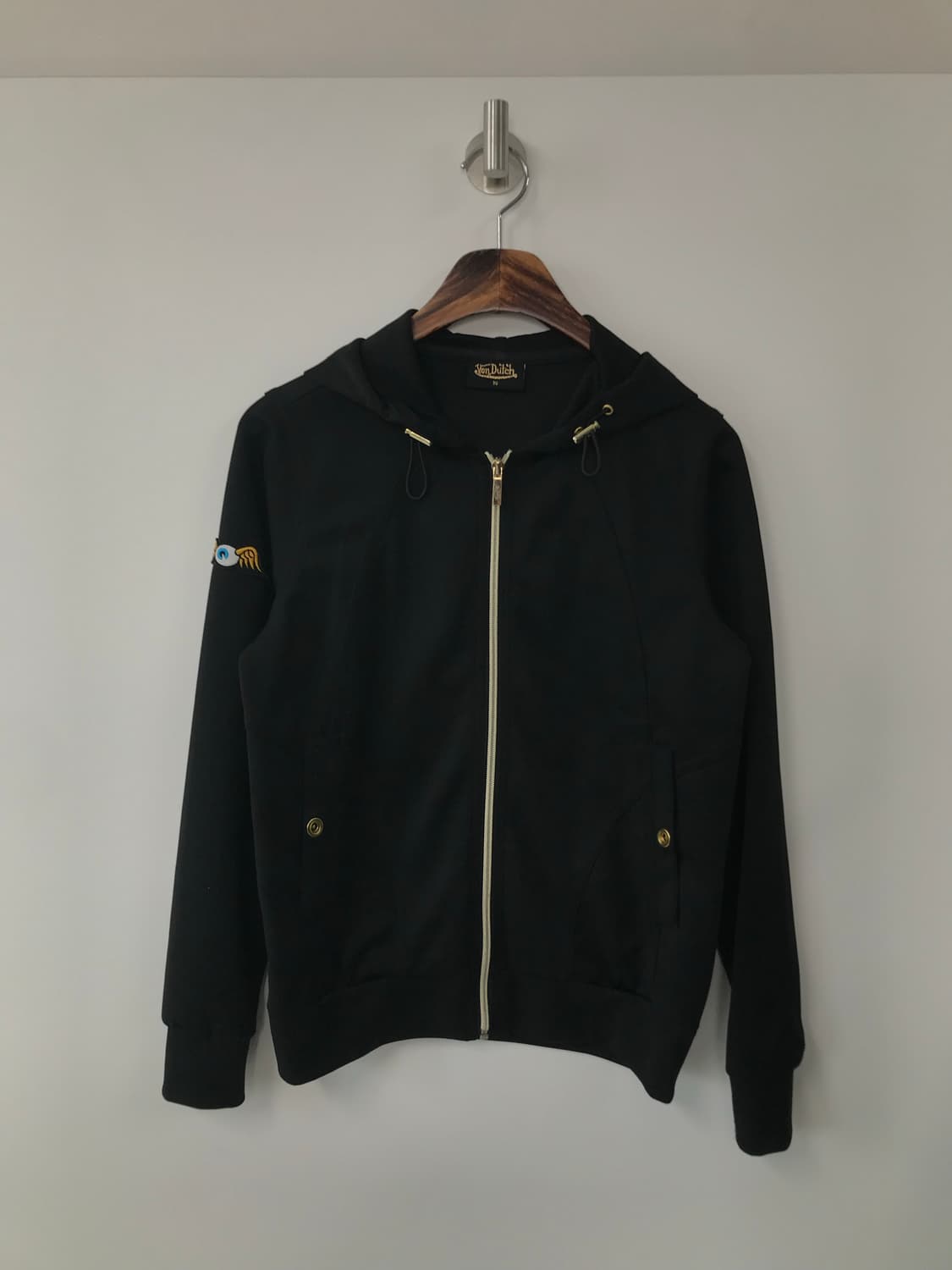 본더치 y2k 와투케 큐빅 백로고 후드집업 상품이미지3