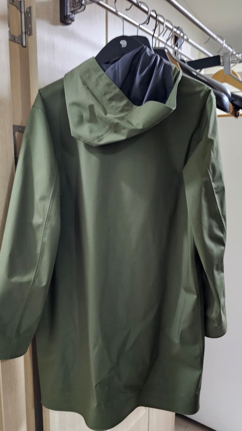 유니클로 블록테크 후드코트 올리브 M(100) 상품이미지7