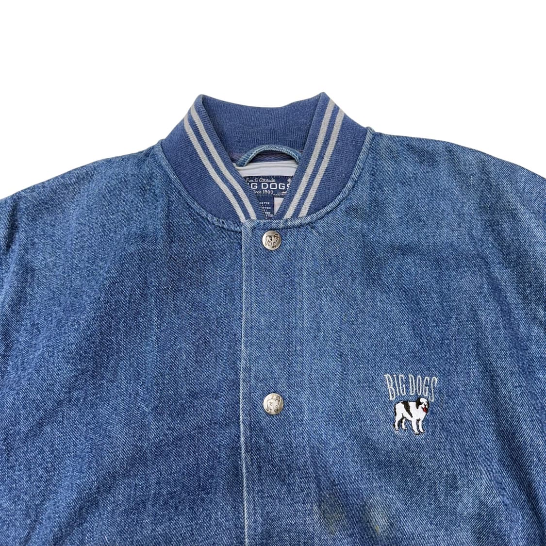 [S] 빅도그 데님 바시티 자켓 상품이미지5