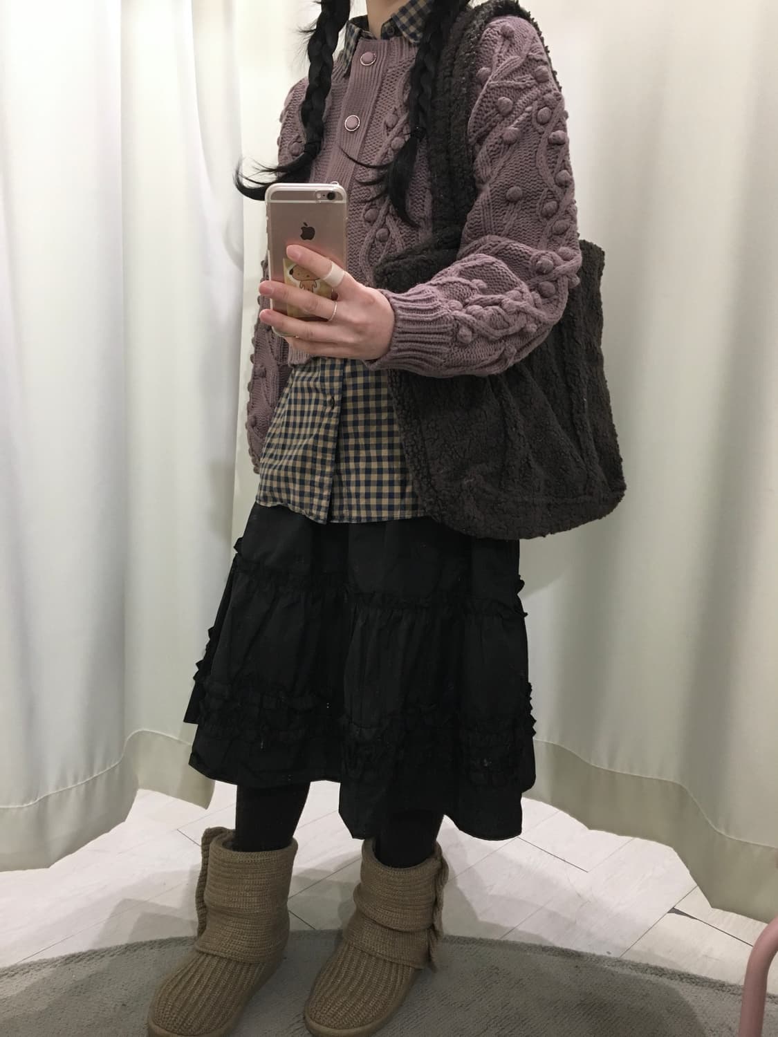 마제스틱 폼폼이 가디건 상품이미지5