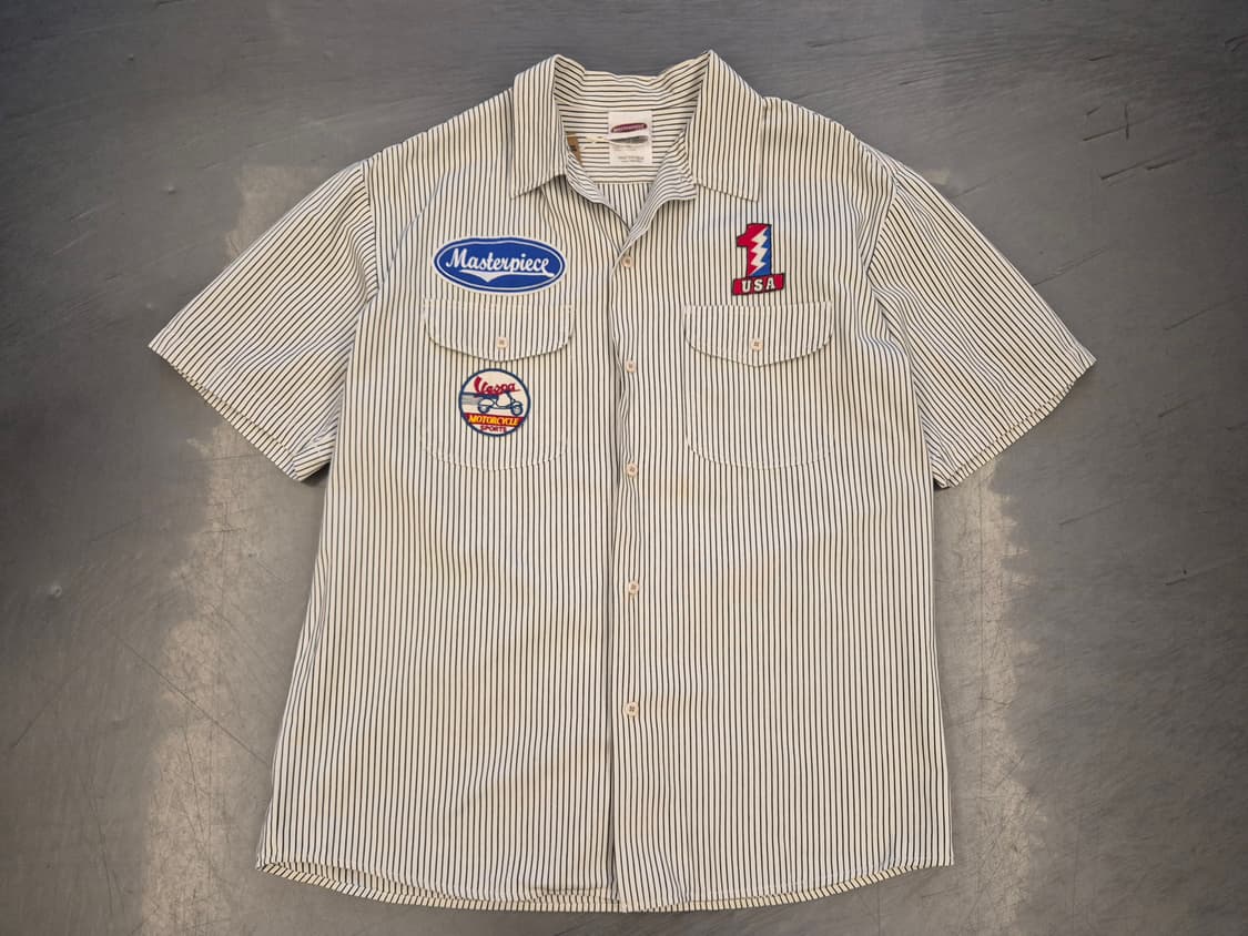 마스터피스 베스파 스트라이프 워크 셔츠 상품이미지1