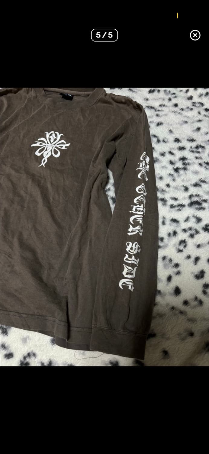 Y2k mood print Sleeve 상품이미지5