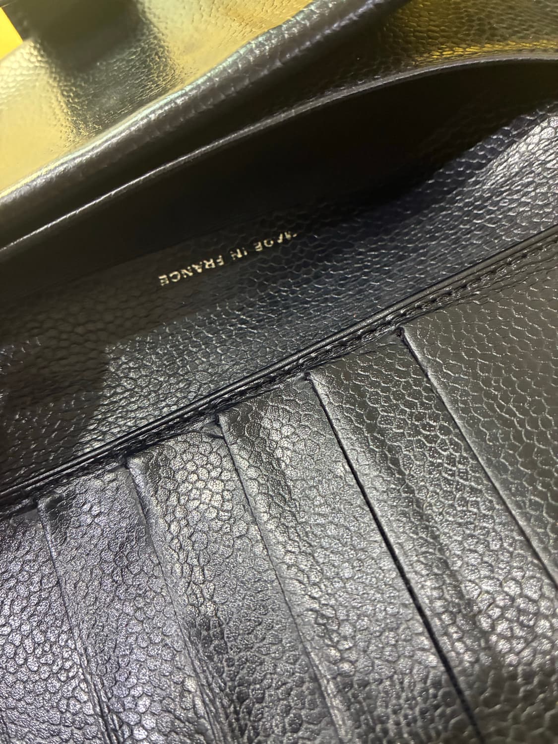 풀세트) 샤넬 블랙 캐비어 타임리스 장지갑 빈티지 시리얼 11번대 상품이미지6