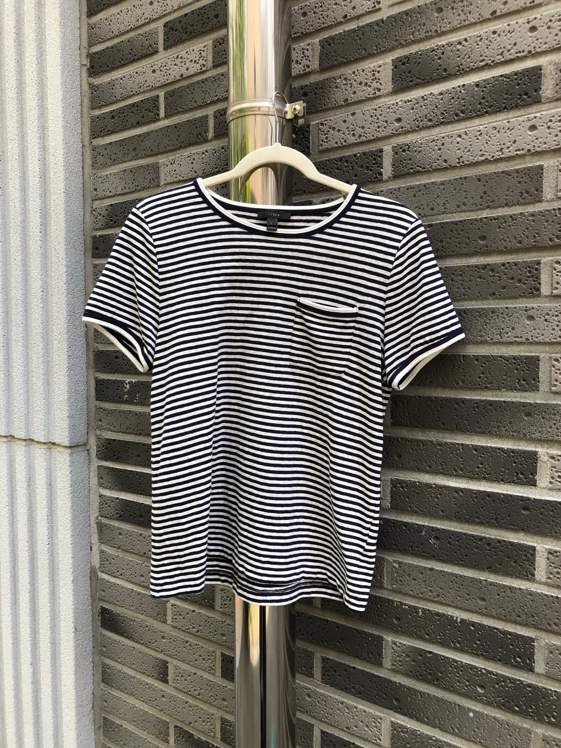 j crew stripe pocket tee  상품이미지1