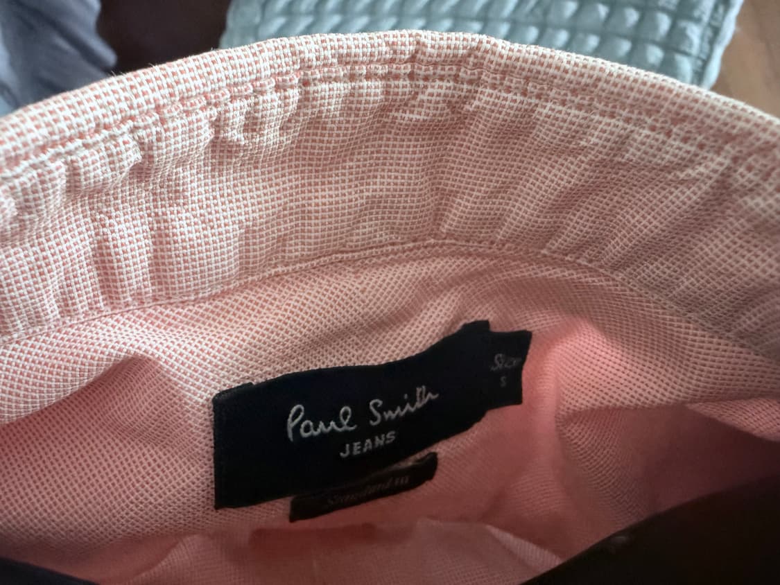 폴스미스(Paul Smith) 핑크색 버튼다운 반팔 셔츠 s 95 상품이미지6