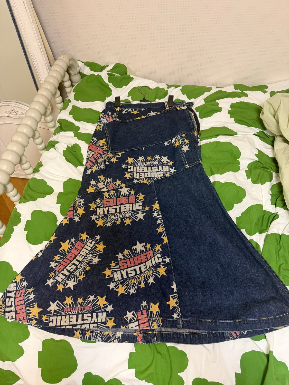 히스테릭글래머 90's logo patchwork denim skirt 상품이미지2