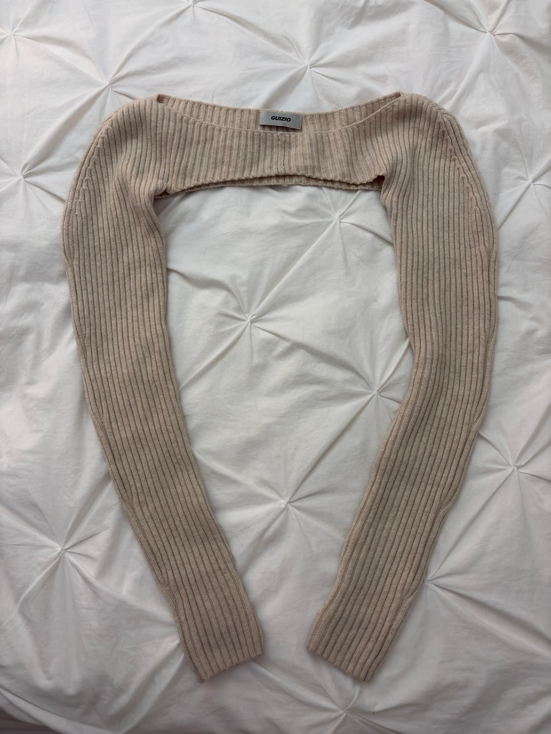 Guizio 아이보리 리브 니트 슈러그 / S 상품이미지2