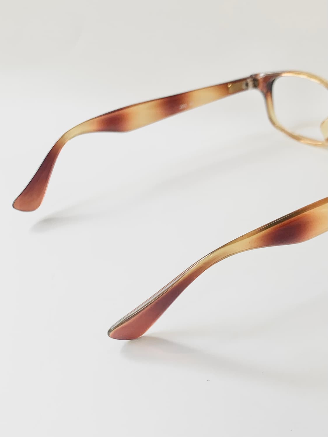 [픽키-615] 투톤 브라운 스퀘어 뿔테 안경 데드스탁 빈티지 상품이미지7