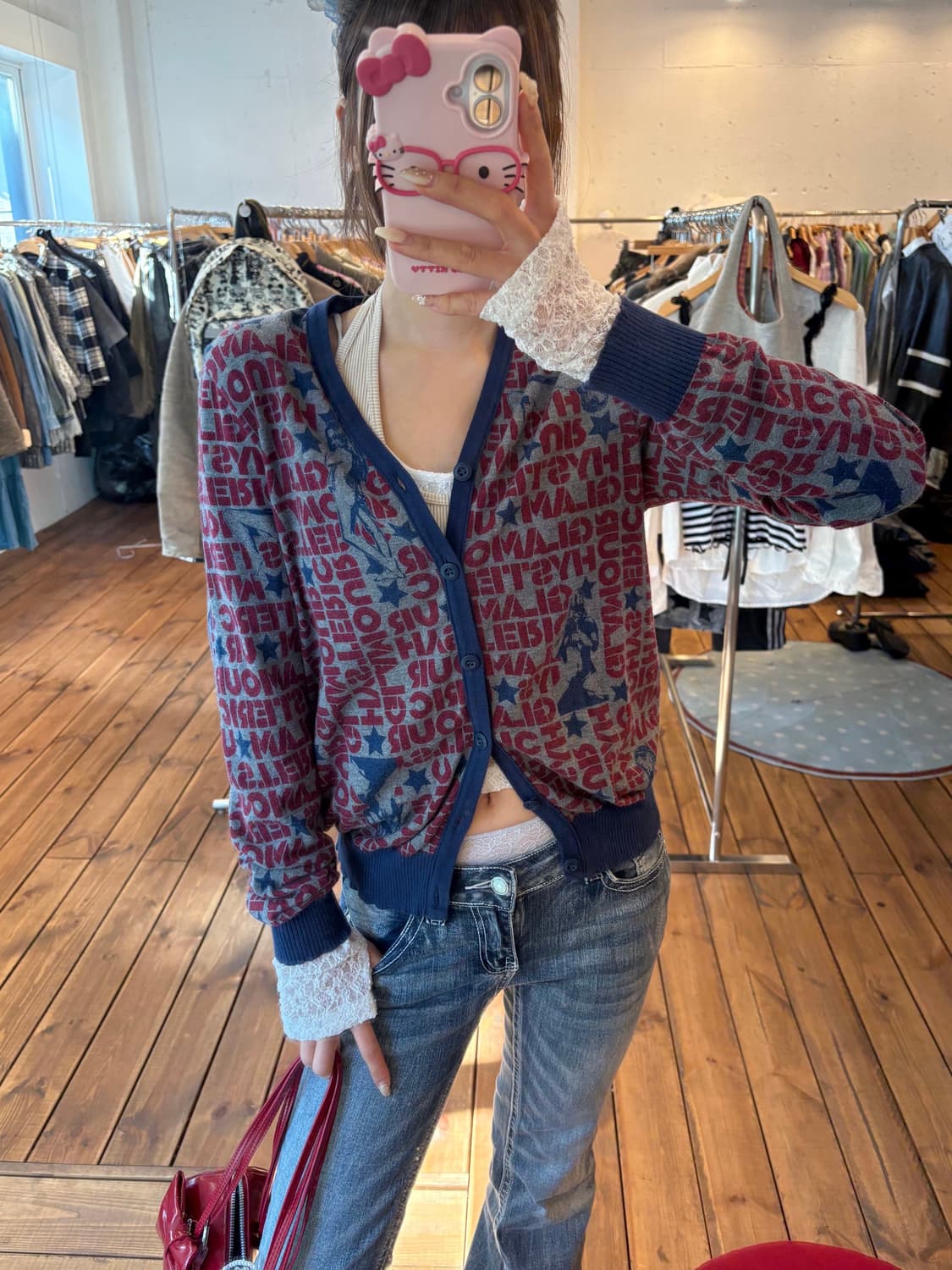 히스테릭글래머 스타 가디건 상품이미지2