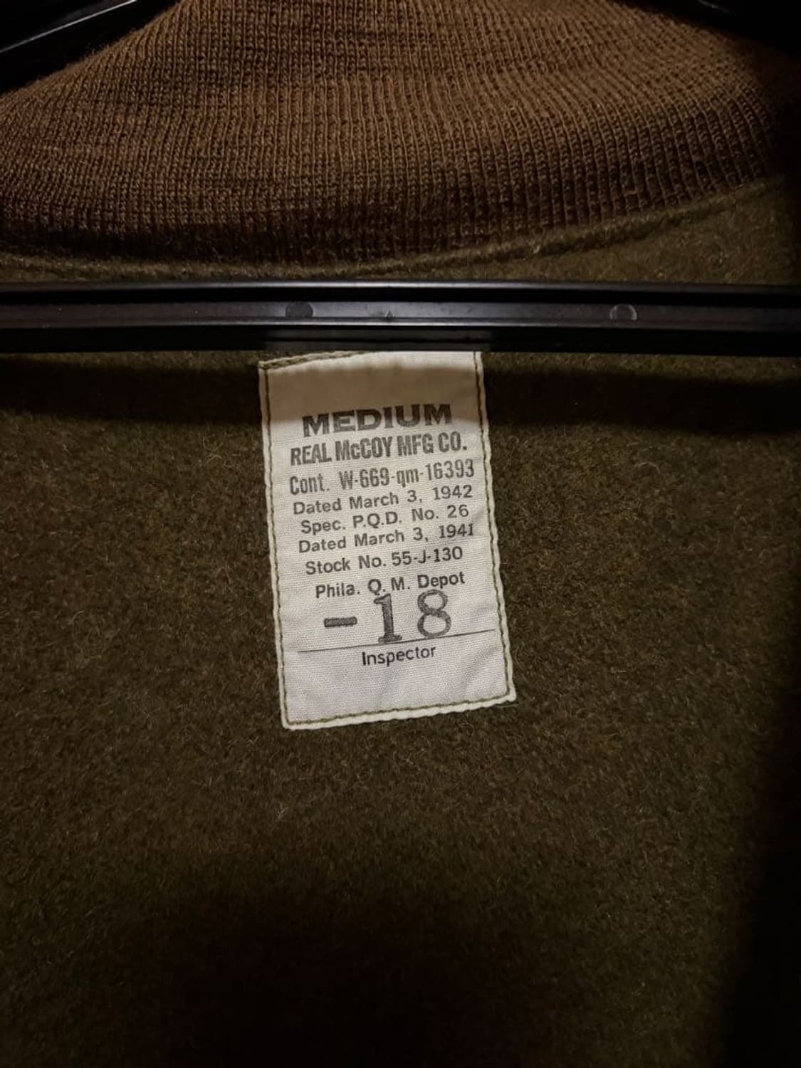 (m) 리얼맥코이 탱커자켓 상품이미지5