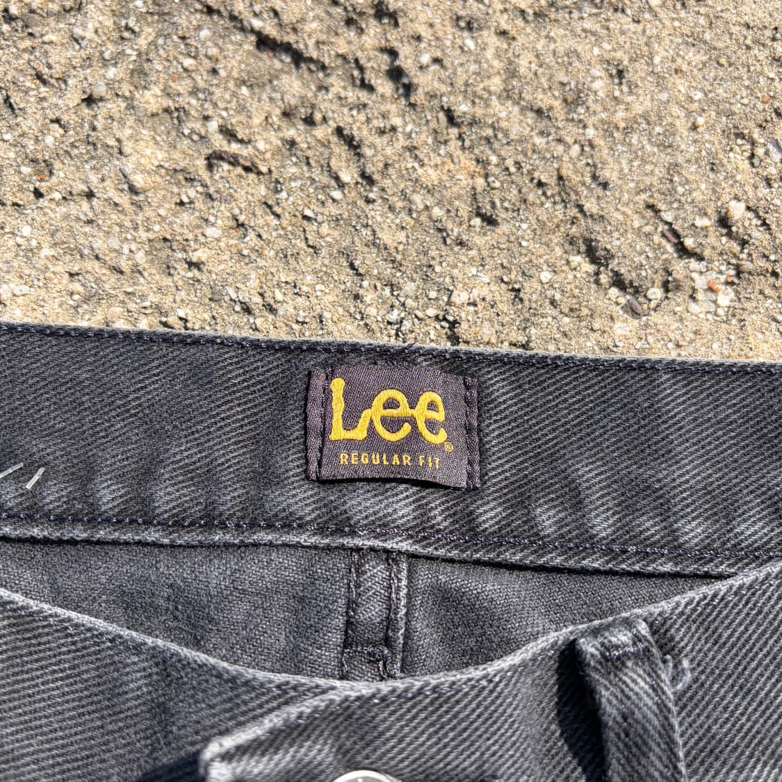 00s LEE 빈티지 흑청 빈티지 블래진 데님팬츠 34x29 상품이미지4