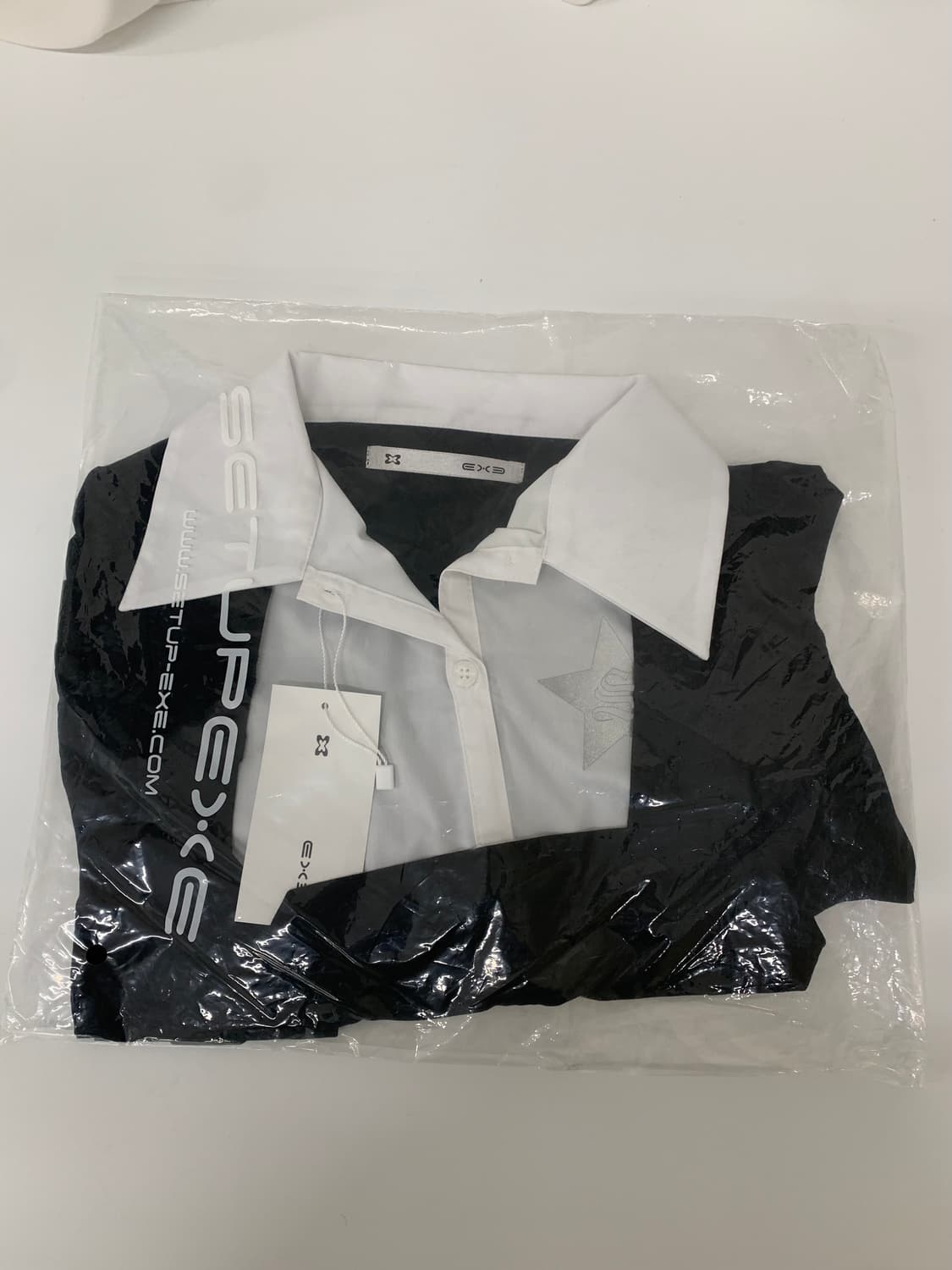 SETUP EXE SHIRTS LAYERED TOP / BLACK 상품이미지5