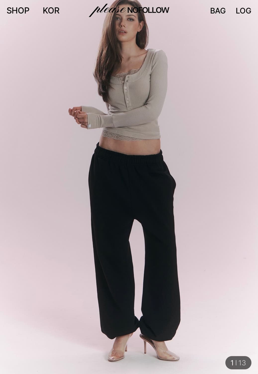플리즈노팔로우 뉴헤일리 조거 상품이미지1