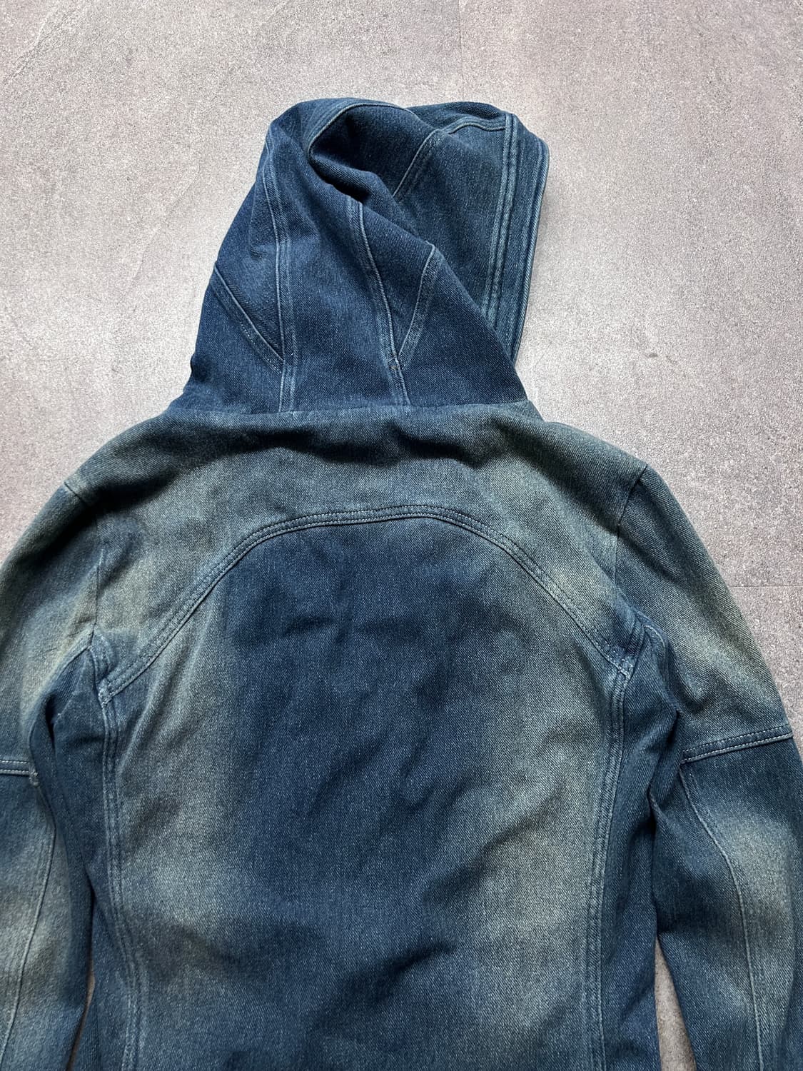 No id 보노 후드 투웨이 데님 자켓 상품이미지7