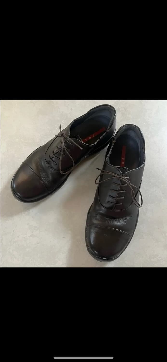[265] Prada sports brown derby shoes 상품이미지1