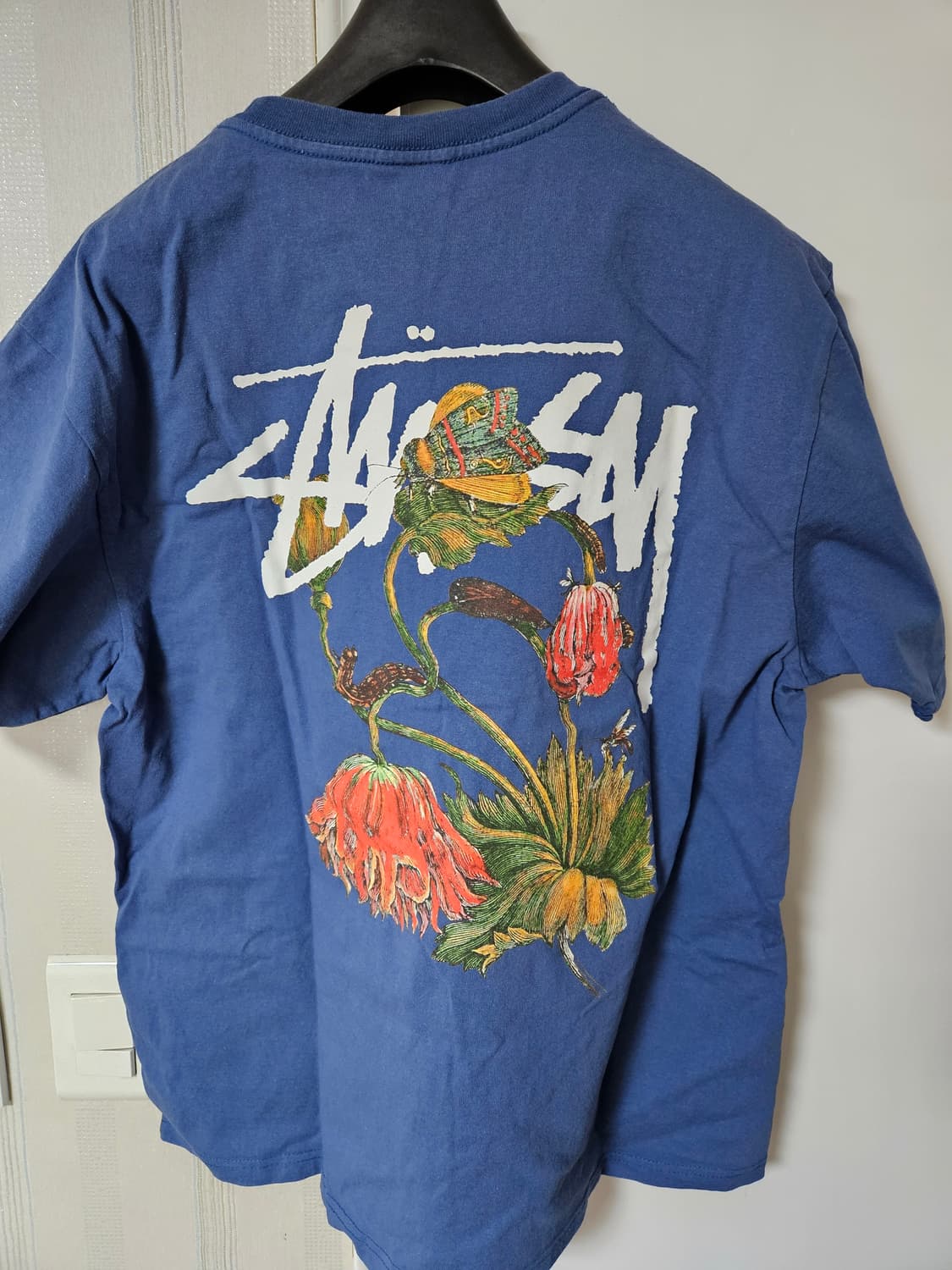 Stussy withered flower T-shirt midnight 상품이미지2