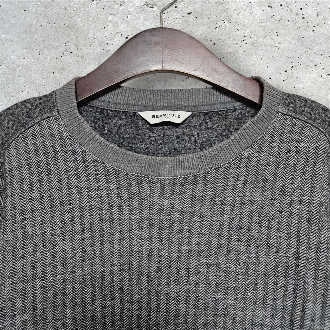 빈폴 헤링본 맨투맨 (100/L) 상품이미지2