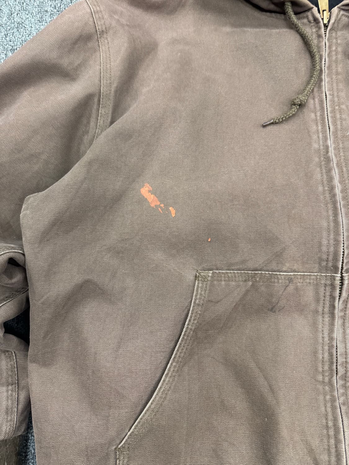 OS)칼하트 빈티지 자수 커스텀 엑티브자켓 상품이미지4