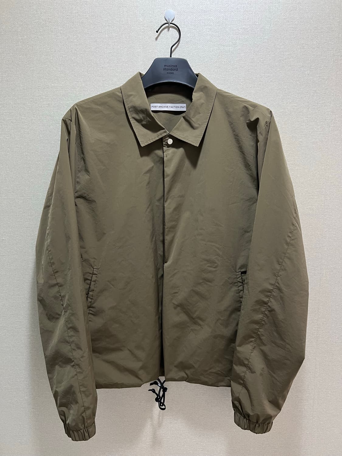 [급처] 포스트아카이브팩션 8.0 코치자켓 브라운 상품이미지1