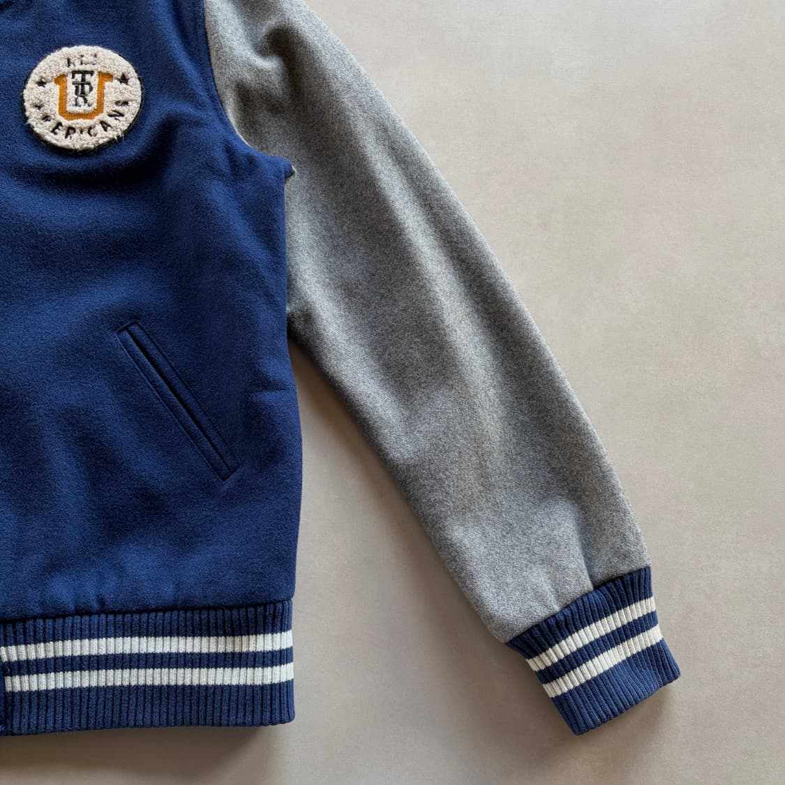 [M]트루릴리젼 ture religion 울 바시티 자켓 상품이미지6