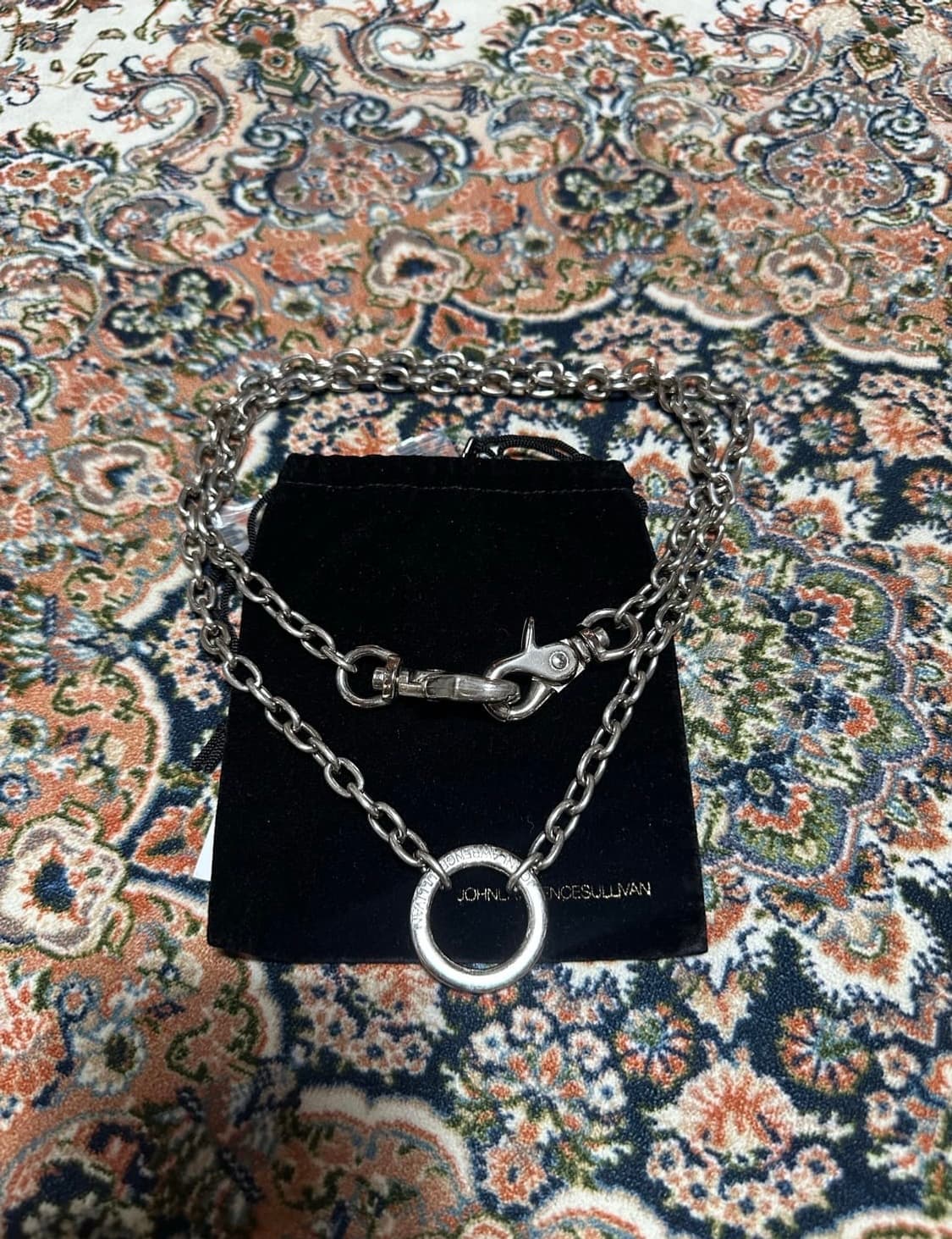 Ling top Long Chain necklace 925 silver 상품이미지3