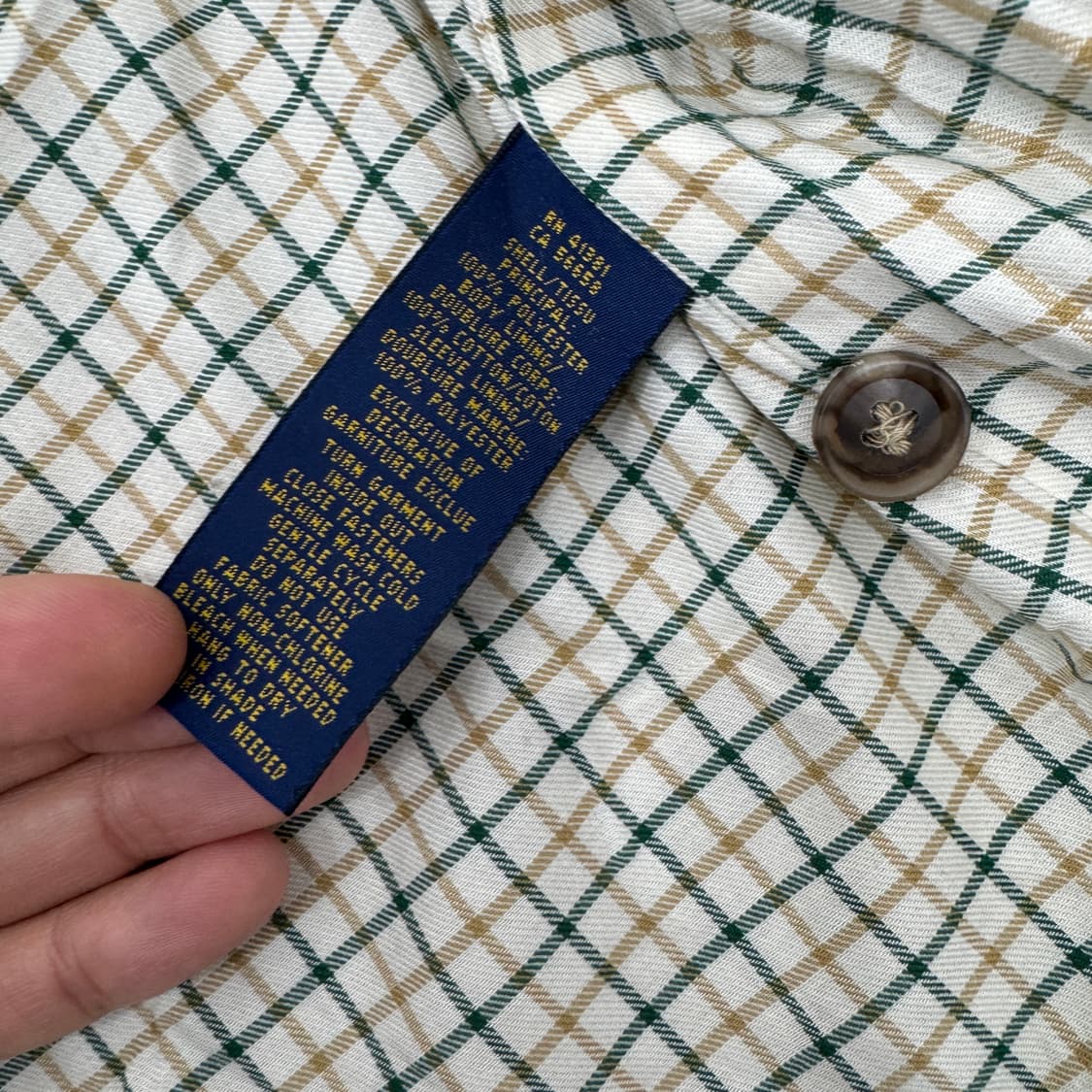 M(100) 폴로 랄프로렌 베이지 바이스윙 자켓  상품이미지8