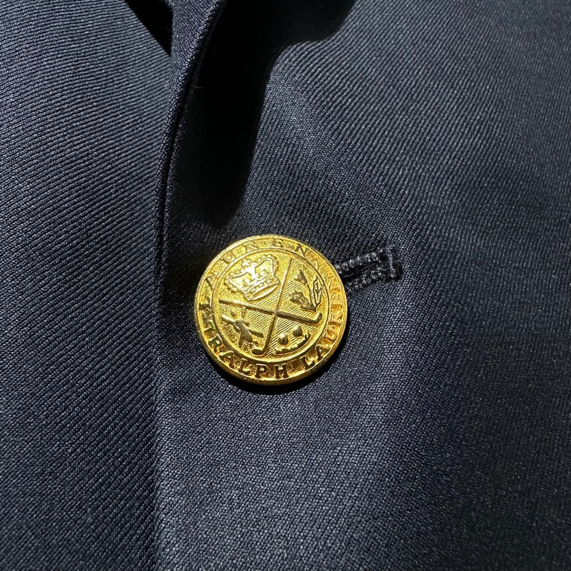 로렌 랄프로렌 금장버튼 싱글 2B 블레이저 자켓 네이비 상품이미지5