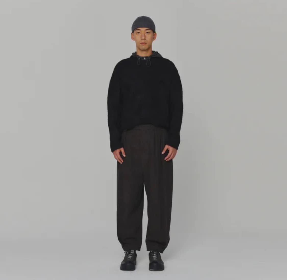 아모멘토 알파카 라운드넥 스웨터 상품이미지4