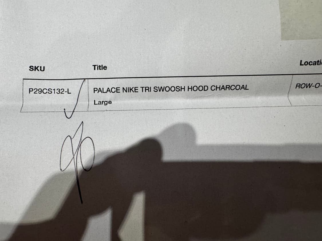 PALACE NIKE TRI SWOOSH HOOD 차콜 상품이미지3