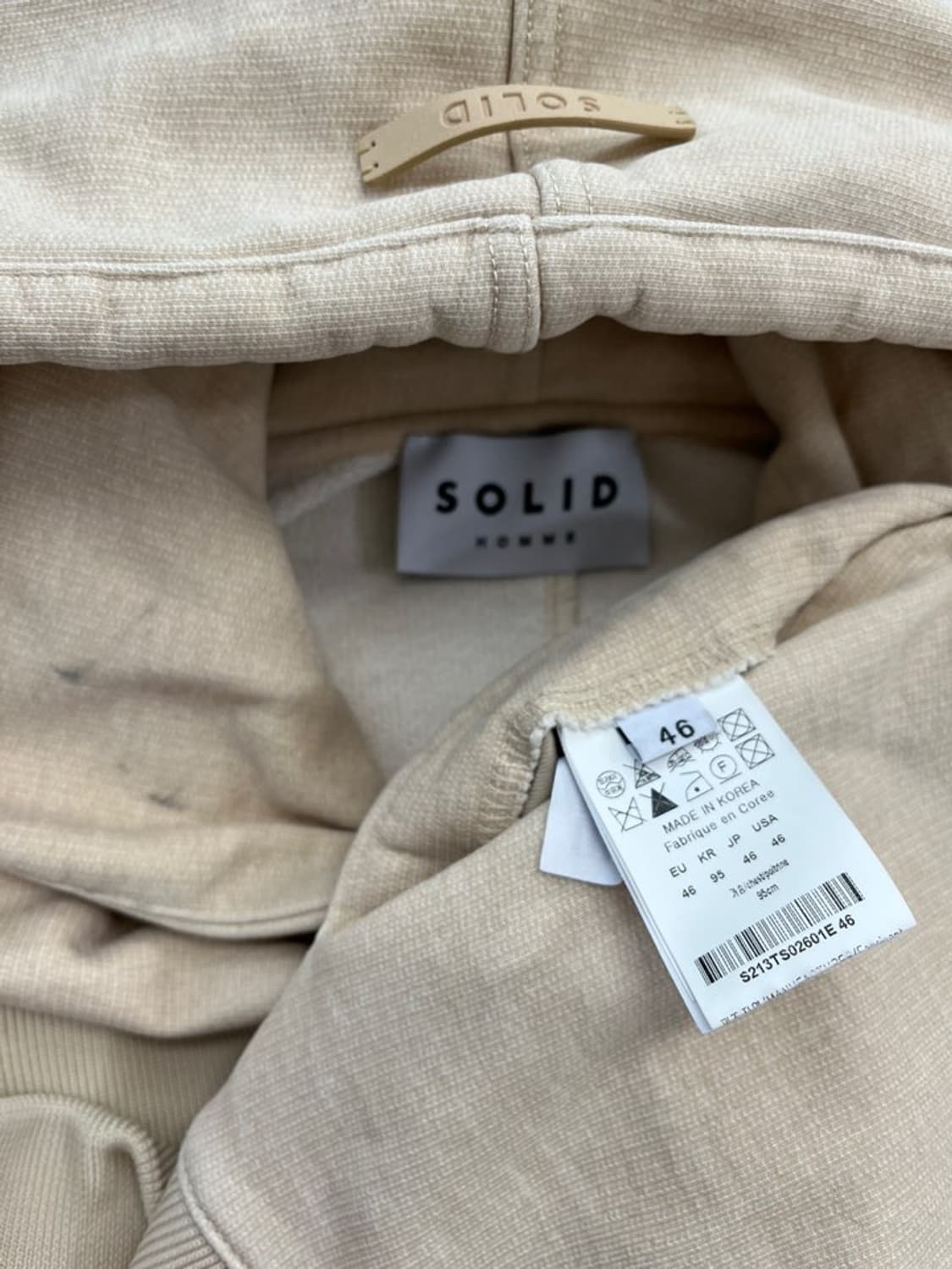 솔리드옴므 후드 티셔츠/#3447 상품이미지5