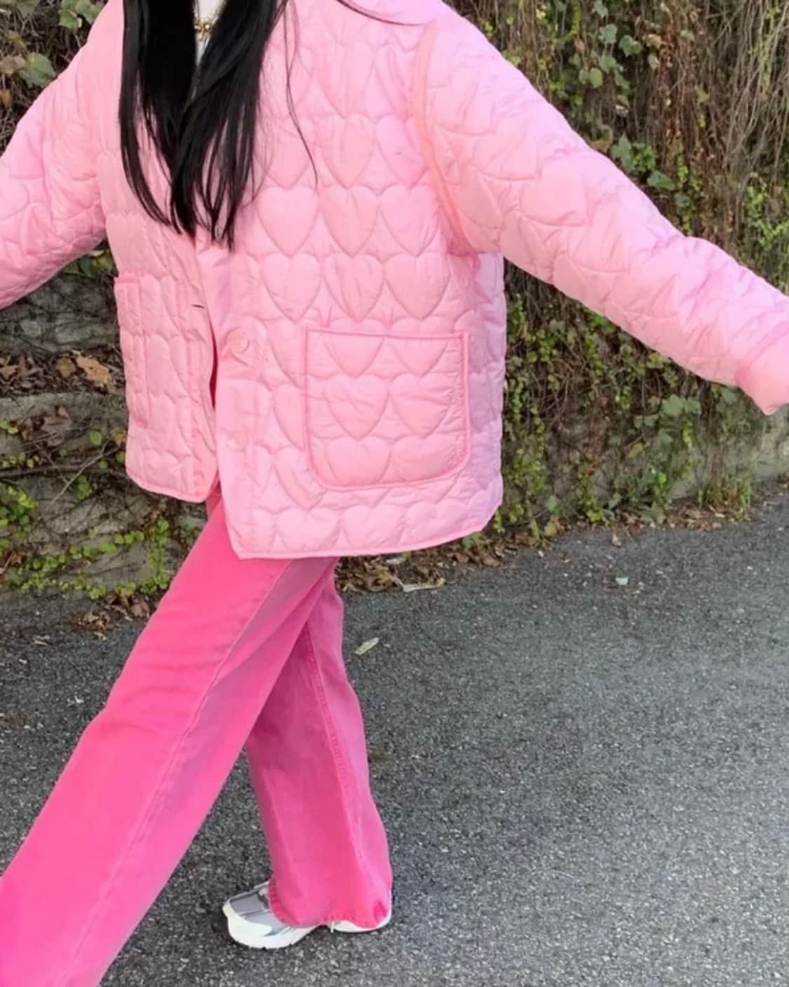 하트깔깔이 점퍼 오버핏 2만원 상품이미지5