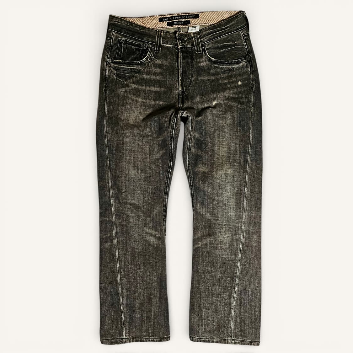 [32X30][리바이스]00's 701s스트레이트 디스트로이드페이드 데님 상품이미지2