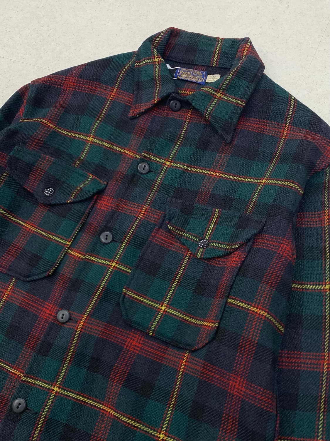 Pendleton 팬들턴 80‘s 울 체크셔츠 상품이미지2