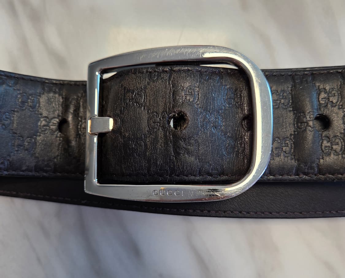 구찌 마이크로시마 은장 벨트 상품이미지2