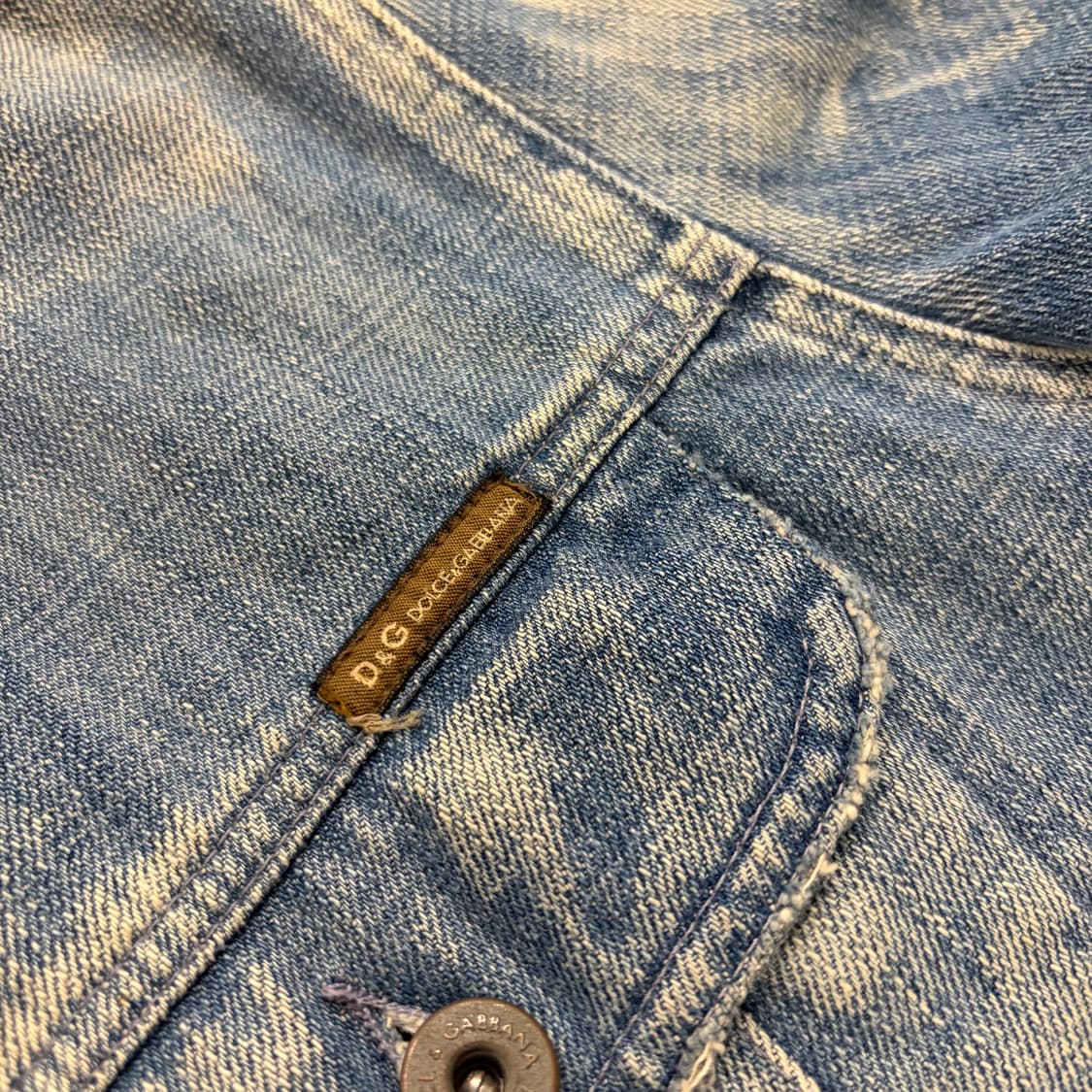 [2XL] 04AW 돌체앤가바나 D&G 데님 자켓 E201 상품이미지4