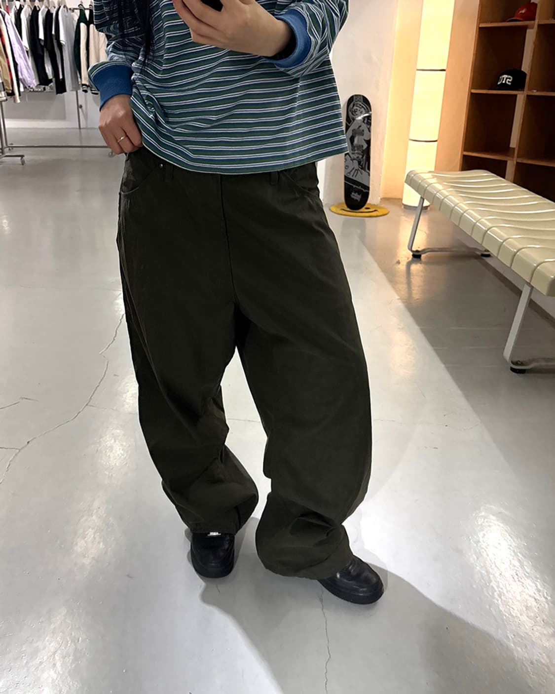 빔즈 BEAMS PLUS Nylon Oxford Painter Pants 상품이미지5