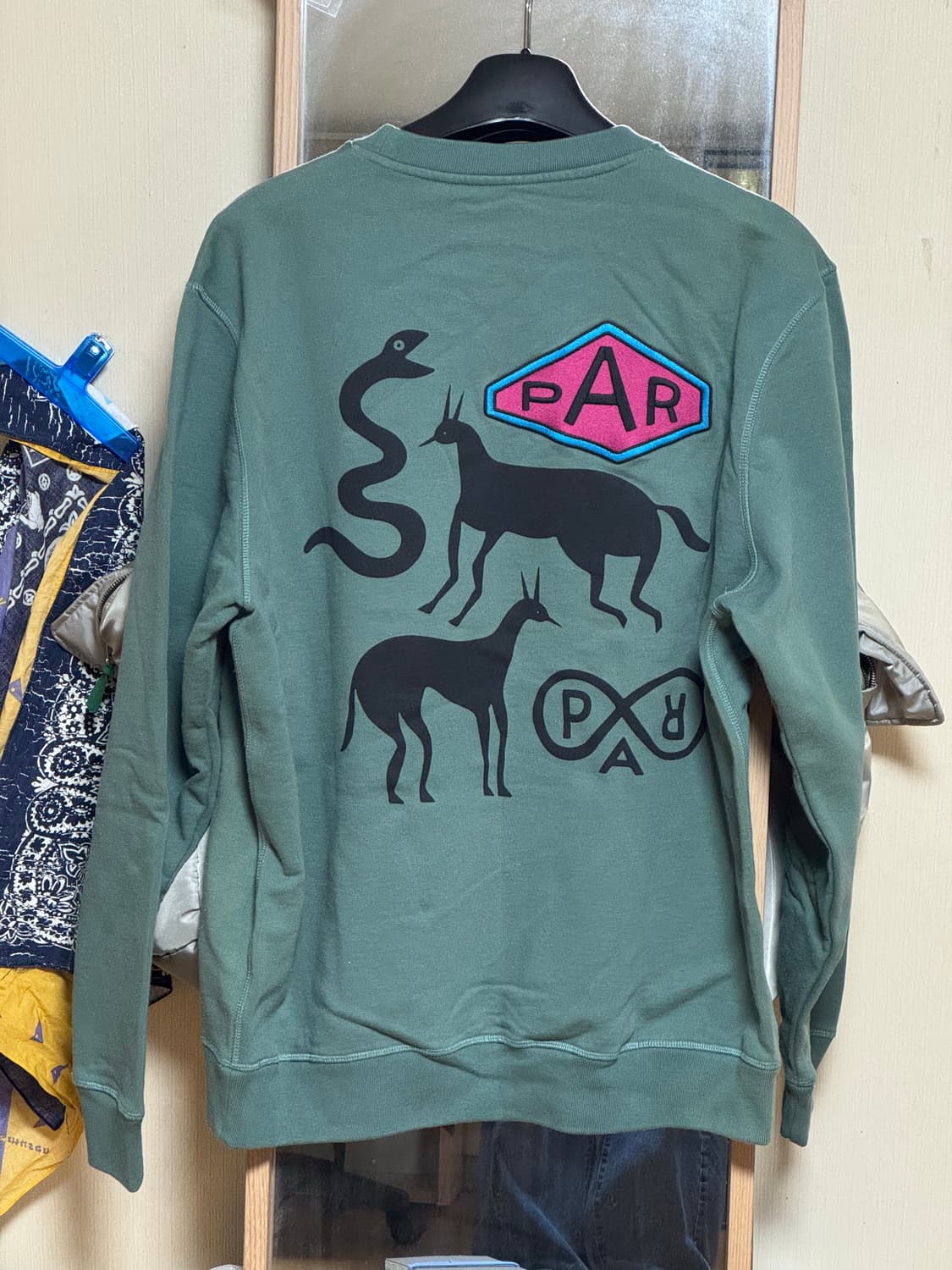 [XL] 파라 맨투맨 그린  상품이미지2