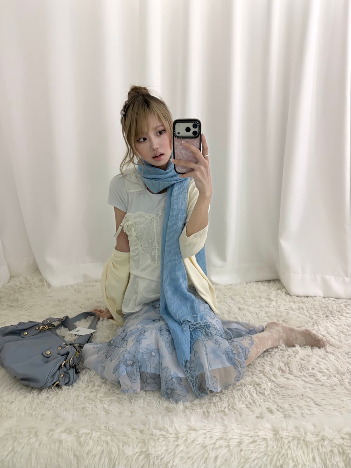 블루 페어리 플라워 온나 니혼진 코디세트 상품이미지3