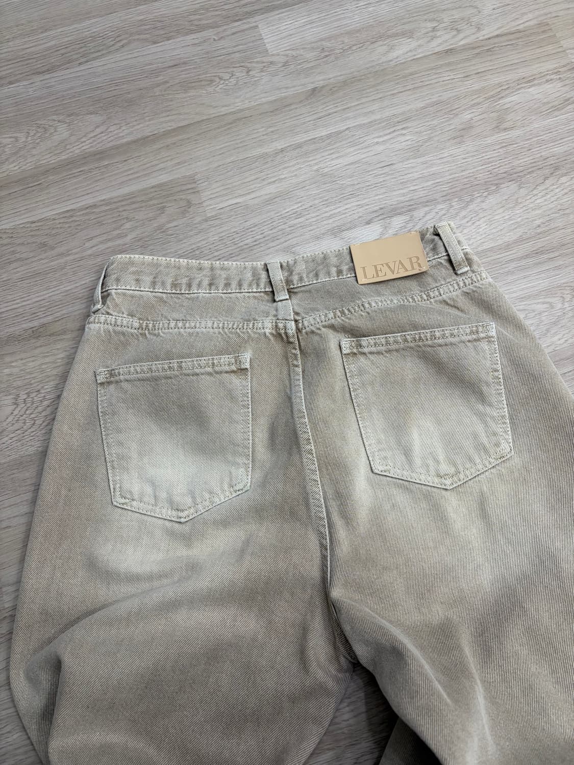 르바 Relaxed Fit Denim - Sand Baige 상품이미지7